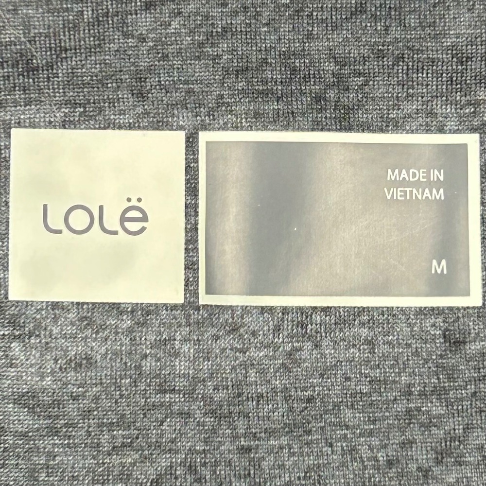 Lole Womens Charcoal Gray Heather Joggers Drawstring Activewear Pants Size M - Picture 3 of 9